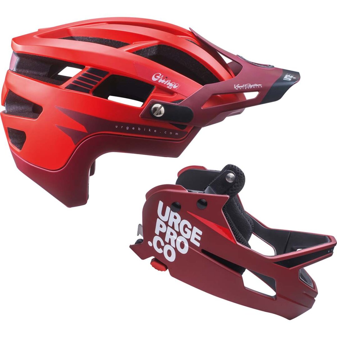 URGE Gringo de la Pampa Enduro MTB-Helm rot