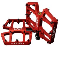 Tatze LINK Titan rot MTB-Plattform-Pedal