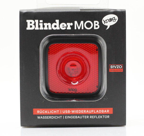 Knog Blinder LED-Fahrrad-Rückleuchte mit STVZO-Zulassung