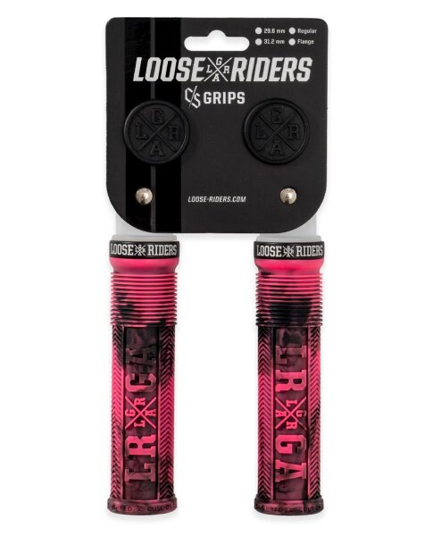 Loose Riders C/S Regular MTB-Lock-on-Griffe Pink/Schwarz