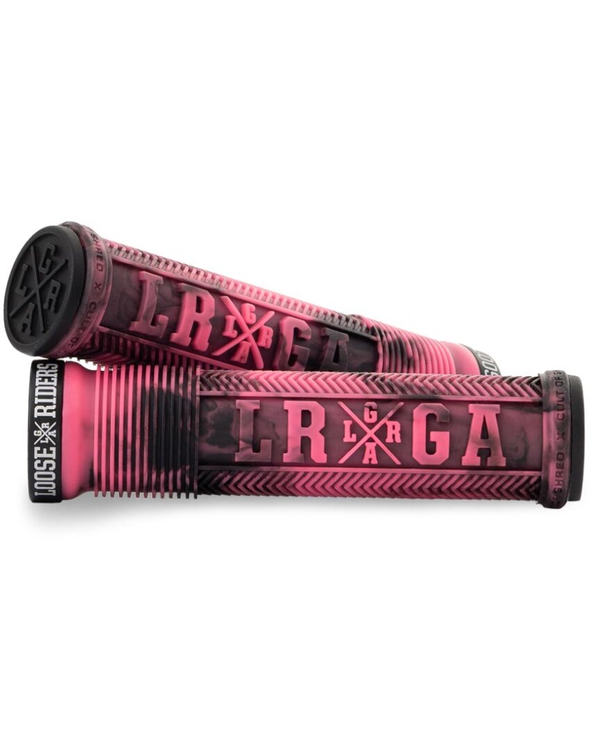 Loose Riders C/S Regular MTB-Lock-on-Griffe Pink/Schwarz...