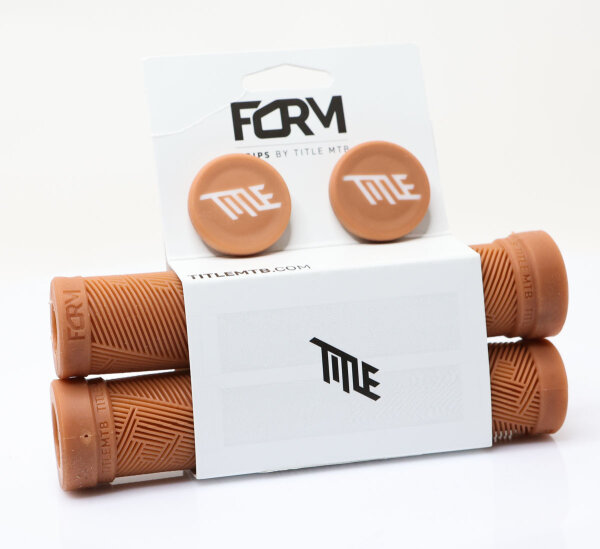 TITLE Form MTB-Lenker-Griff 150mm tan/braun