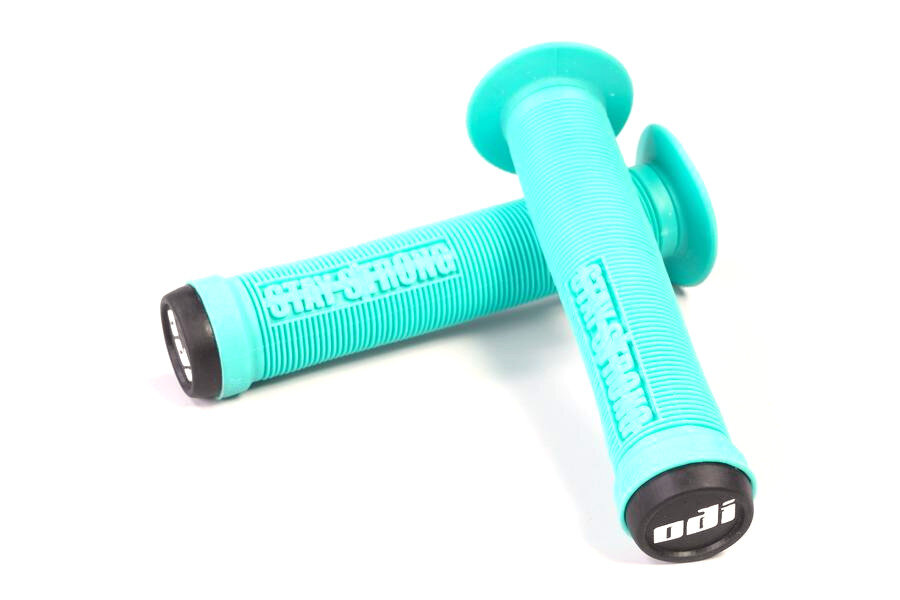 ODI LIONHEART - Stay Strong MTB-Griffe teal 145mm