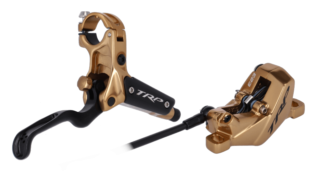 TRP DH-R EVO HD-M846 MTB Scheibenbremse rechts/gold