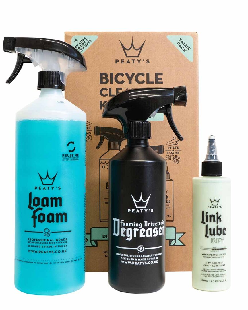 Peatys Bicycle Cleaning Kit - Wash Degrease Dry Lube