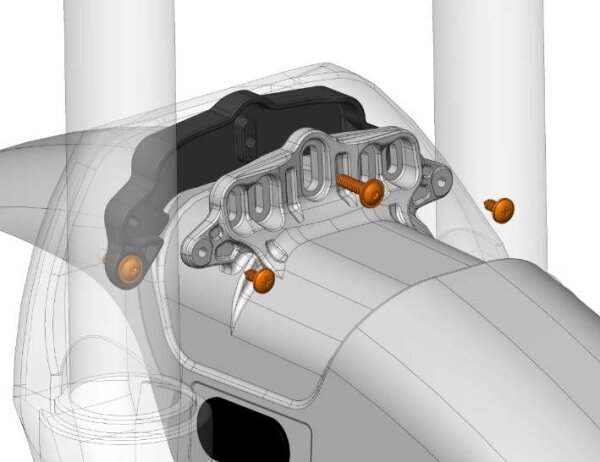 Mudhugger EVO Bolt-On Adapter RS Lyrik / Pike 2023