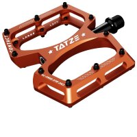 Tatze Contact CNC Kids MTB-Plattform-Pedal orange